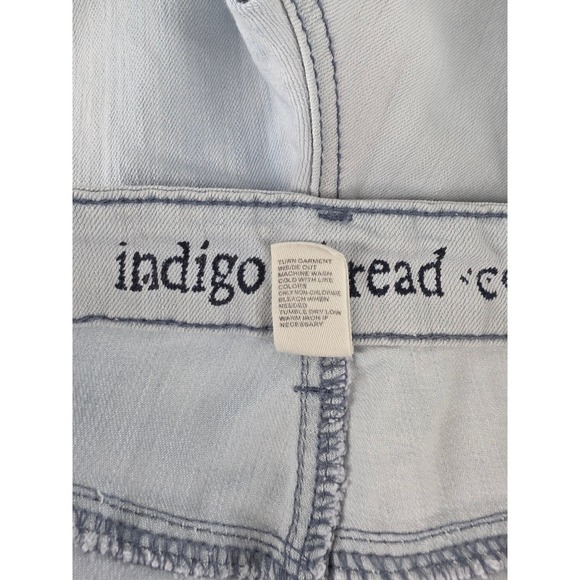 Indigo Thread Co Womens Ankle Jeans 10 Embroidered Mid Rise - Picture 10 of 10